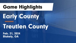 Early County  vs Treutlen County Game Highlights - Feb. 21, 2024