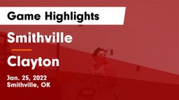 Smithville  vs Clayton Game Highlights - Jan. 25, 2022