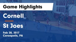 Cornell  vs St Joes Game Highlights - Feb 28, 2017