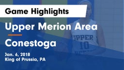 Upper Merion Area  vs Conestoga  Game Highlights - Jan. 6, 2018