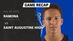 Recap: Ramona  vs. Saint Augustine High 2016