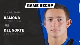 Recap: Ramona  vs. Del Norte  2016