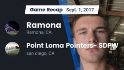 Recap: Ramona  vs. Point Loma Pointers- SDPW 2017