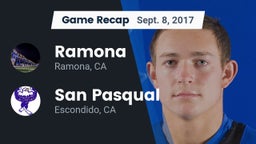 Recap: Ramona  vs. San Pasqual  2017