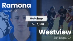 Matchup: Ramona  vs. Westview  2017