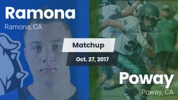 Matchup: Ramona  vs. Poway  2017