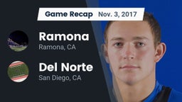 Recap: Ramona  vs. Del Norte  2017