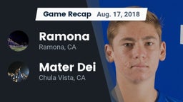 Recap: Ramona  vs. Mater Dei  2018