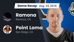 Recap: Ramona  vs. Point Loma  2018