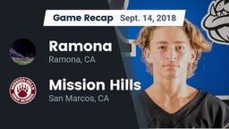Recap: Ramona  vs. Mission Hills  2018