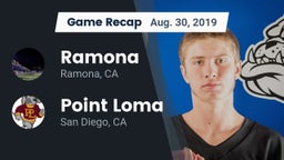 Recap: Ramona  vs. Point Loma  2019