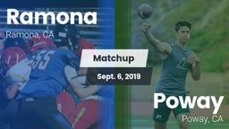 Matchup: Ramona  vs. Poway  2019
