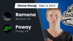 Recap: Ramona  vs. Poway  2019