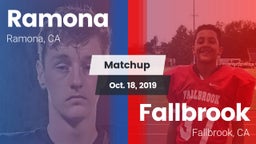 Matchup: Ramona  vs. Fallbrook  2019