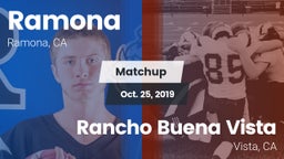 Matchup: Ramona  vs. Rancho Buena Vista  2019