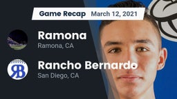 Recap: Ramona  vs. Rancho Bernardo  2021