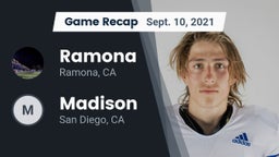 Recap: Ramona  vs. Madison  2021