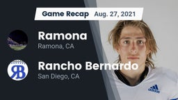 Recap: Ramona  vs. Rancho Bernardo  2021