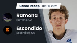 Recap: Ramona  vs. Escondido  2021