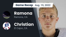 Recap: Ramona  vs. Christian  2022