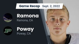 Recap: Ramona  vs. Poway  2022