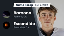 Recap: Ramona  vs. Escondido  2022
