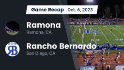 Recap: Ramona  vs. Rancho Bernardo  2023