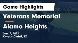 Veterans Memorial  vs Alamo Heights  Game Highlights - Jan. 7, 2022