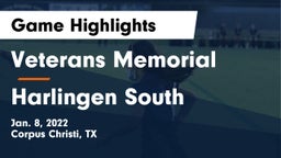 Veterans Memorial  vs Harlingen South  Game Highlights - Jan. 8, 2022