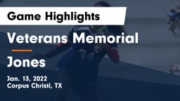 Veterans Memorial  vs Jones  Game Highlights - Jan. 13, 2022