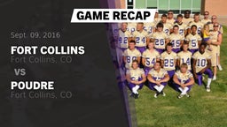 Recap: Fort Collins  vs. Poudre  2016