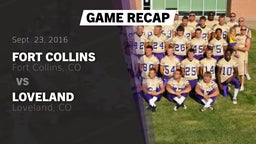 Recap: Fort Collins  vs. Loveland  2016