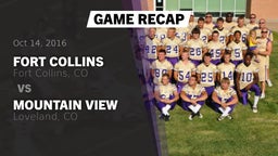 Recap: Fort Collins  vs. Mountain View  2016