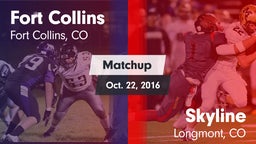 Matchup: Fort Collins High vs. Skyline  2016