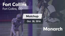Matchup: Fort Collins High vs. Monarch  2016
