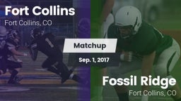 Matchup: Fort Collins High vs. Fossil Ridge  2017
