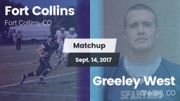 Matchup: Fort Collins High vs. Greeley West  2017