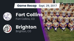 Recap: Fort Collins  vs. Brighton  2017