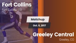 Matchup: Fort Collins High vs. Greeley Central  2017