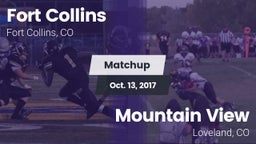Matchup: Fort Collins High vs. Mountain View  2017