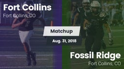 Matchup: Fort Collins High vs. Fossil Ridge  2018