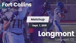 Matchup: Fort Collins High vs. Longmont  2018