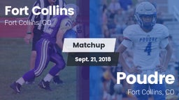 Matchup: Fort Collins High vs. Poudre  2018