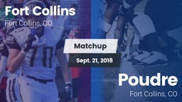 Matchup: Fort Collins High vs. Poudre  2018