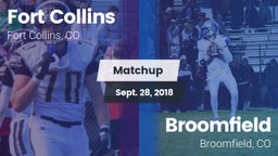 Matchup: Fort Collins High vs. Broomfield  2018