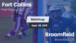 Matchup: Fort Collins High vs. Broomfield  2018