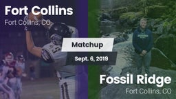 Matchup: Fort Collins High vs. Fossil Ridge  2019