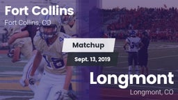 Matchup: Fort Collins High vs. Longmont  2019