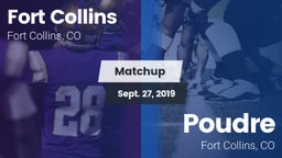 Matchup: Fort Collins High vs. Poudre  2019