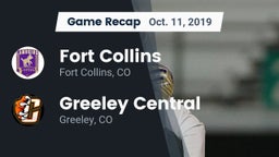 Recap: Fort Collins  vs. Greeley Central  2019